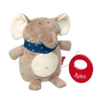 sigikid für Babys Elefant Red Stars, Spieluhr Vorderseite | Kuscheltier.Boutique