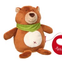 sigikid für Babys Teddybär hellbraun, Spieluhr Vorderseite | Kuscheltier.Boutique