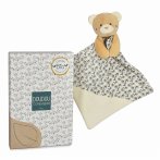 DouDou et Compagnie Teddybär Schmusetuch, cremeweiß im Karton | Kuscheltier.Boutique