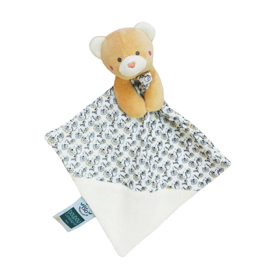 DouDou et Compagnie Teddybär Schmusetuch, cremeweiß | Kuscheltier.Boutique