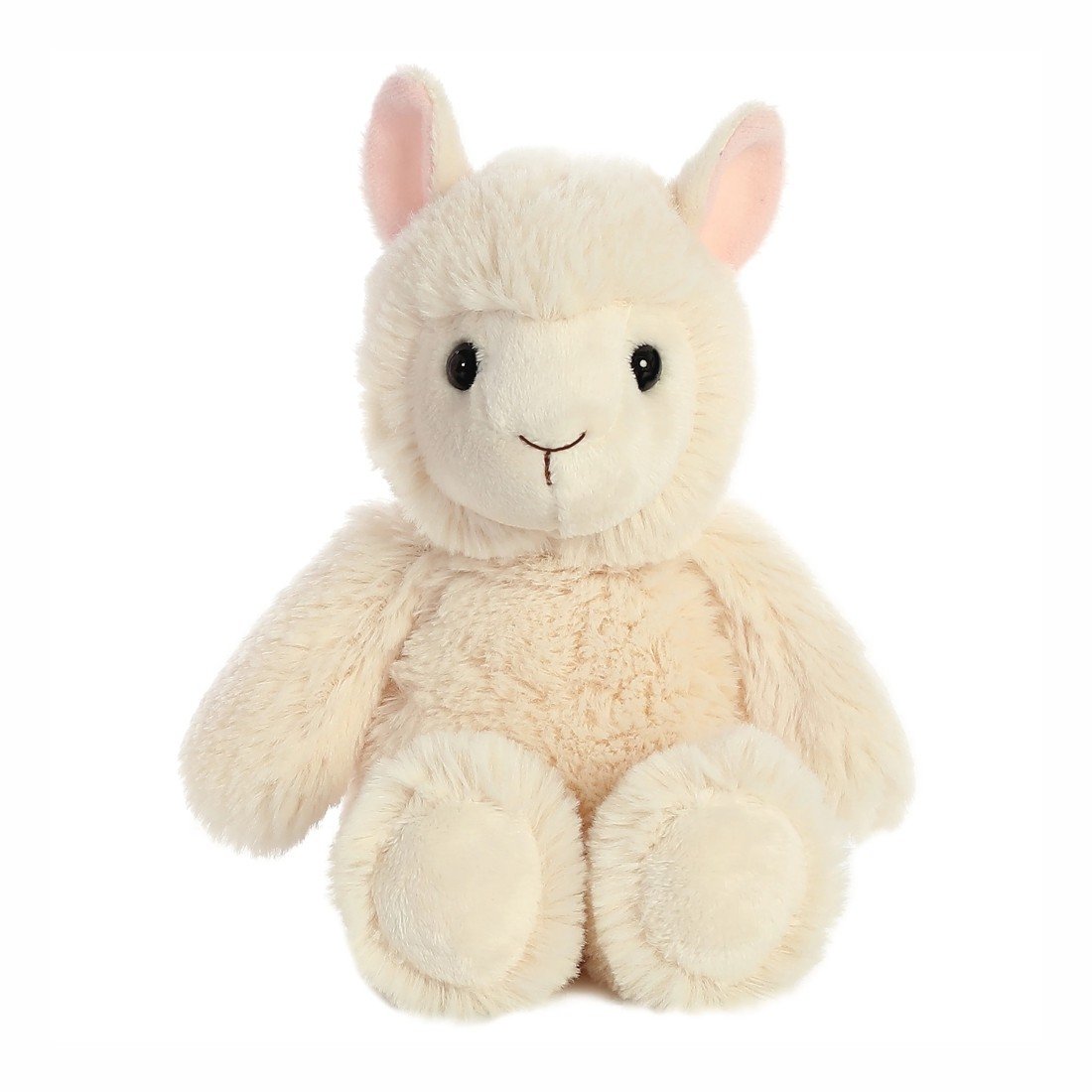 Aurora Cuddly Friends Lama cremeweiß, 20cm Vorderseite | Kuscheltier.Boutique