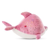 Nici GLUBSCHIS Plüschtier Delfin Delfina, rosa-weiß Seitenansicht | Kuscheltier.Boutique