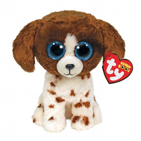 Ty Beanie Boo's PlüschtiereHund Muddles, 15cm | Kuscheltier.Boutique