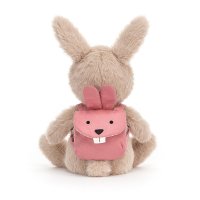 Jellycat Hase Backpack Bunny mit Rucksack Rückseite | Kuscheltier.Boutique
