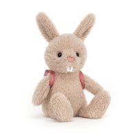 Jellycat Hase Backpack Bunny mit Rucksack Vorderseite | Kuscheltier.Boutique