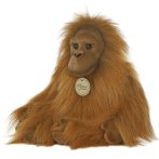 AuroraWorld MiYoni Plüschtier Orang Utan, braun | Kuscheltier.Boutique