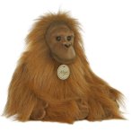 AuroraWorld MiYoni Plüschtier Orang Utan, 28cm | Kuscheltier.Boutique