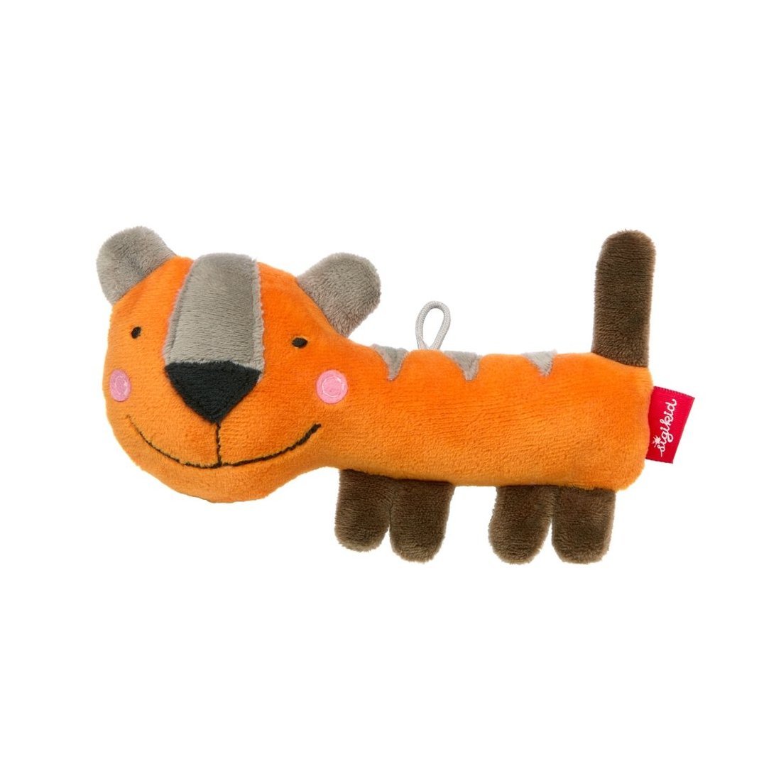 sigikid Greifling für Babys Tiger orange, Quietsche| Kuscheltier.Boutique