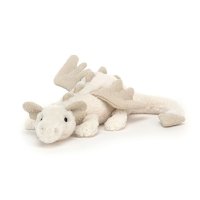 Jellycat Plüschtiere Drache Snow, weiß klein | Kuscheltier.Boutique