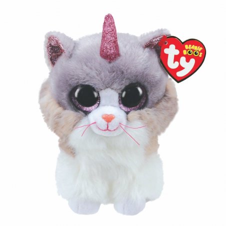 Ty Beanie Boos Katze Asher mit Horn, 15cm | Kuscheltier.Boutique