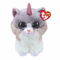 Ty Beanie Boos Katze Asher mit Horn, 24cm | Kuscheltier.Boutique