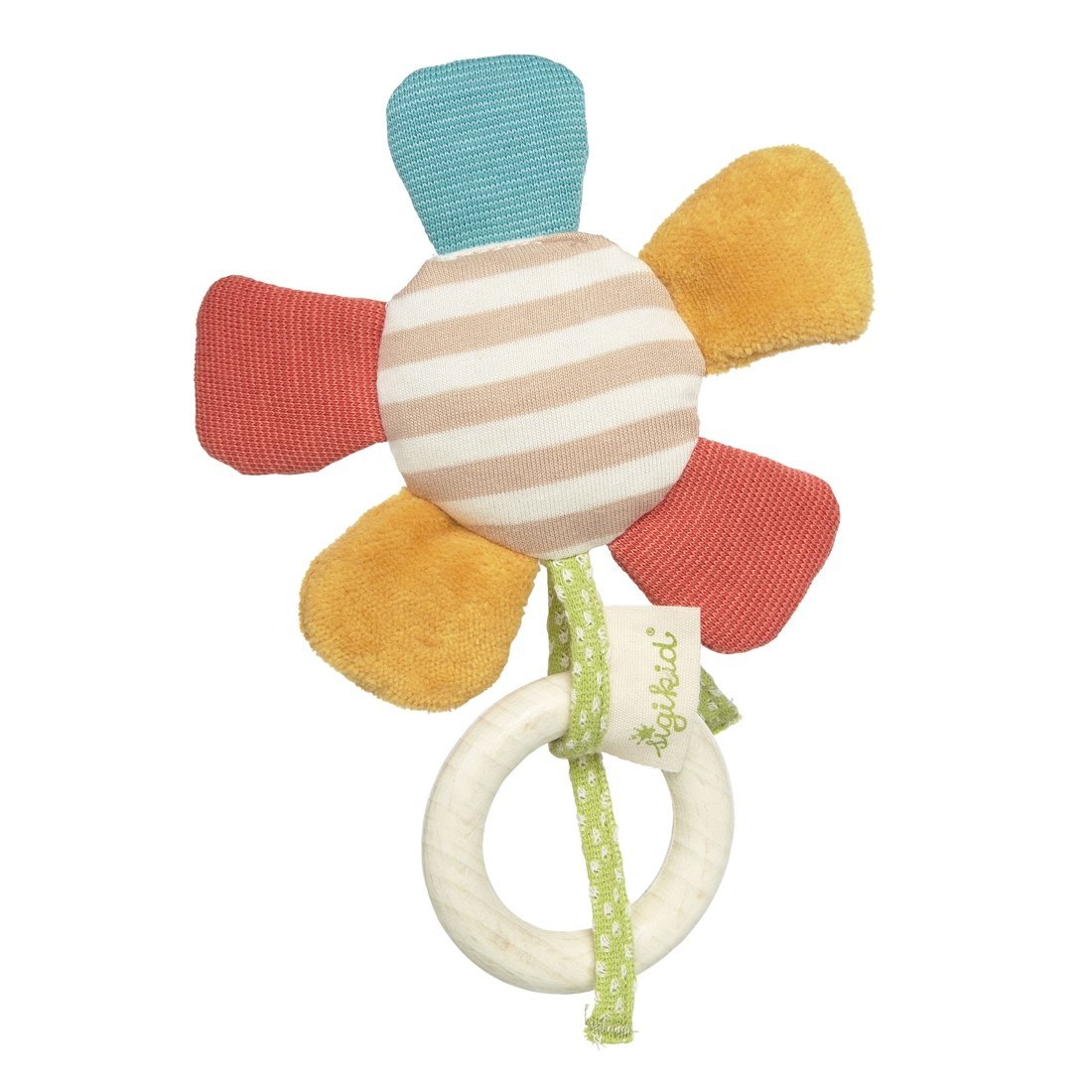 sigikid GREEN Bio Greifling Blüte, bunt | Kuscheltier.Boutique sigikid GREEN Bio Greifling Blüte, bunt | Kuscheltier.Boutique