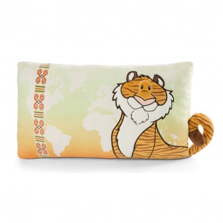 NICI GREEN Kissen Tiger-Lilly, Vorderseite | Kuscheltier.Boutique