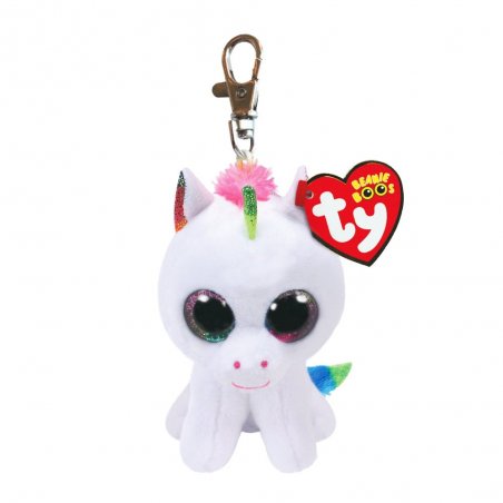 Ty Beanie Boos Schlüsselanhänger Einhorn Pixy, Anhänger | Kuscheltier.Boutique