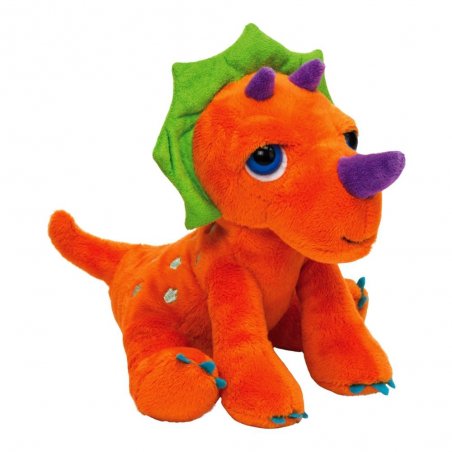 LiL Peepers Plüschtier Dinosaurier Triceratops, 17cm | Kuscheltier.Boutique