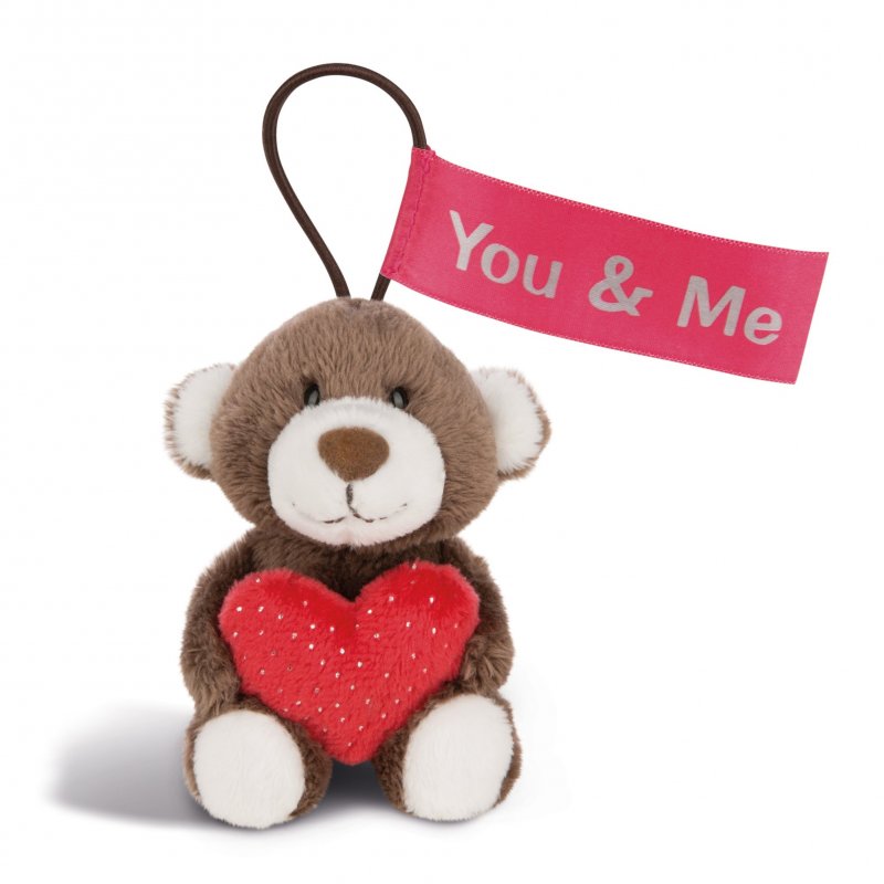 NICI Love Collection Teddybär "You & Me" mit Herz, braun | Kuscheltier.Boutique