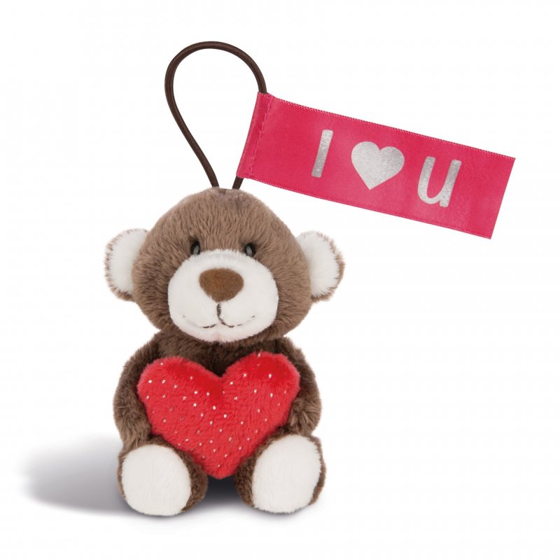NICI Love Collection Teddybär "I love Y" mit Herz, braun | Kuscheltier.Boutique