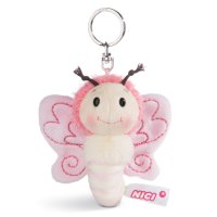 Nici Schlüsselanhänger Schmetterling, rosa Vorderseite | Kuscheltier.Boutique
