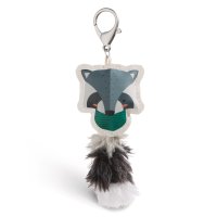 NICI Guardian Animals Waschbär grau, Taschenanhänger | Kuscheltier.Boutique