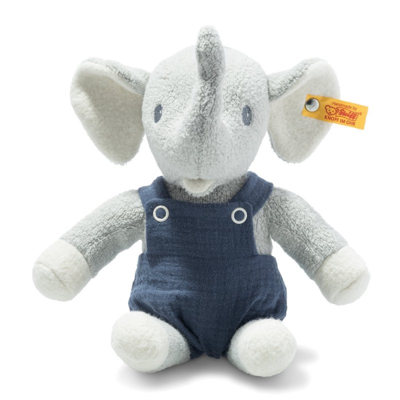 Steiff GOTS Kuscheltier: Elefant Elliot , marineblau | Kuscheltier.Boutique