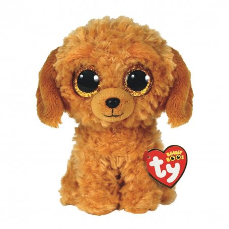 Ty Beanie Boos Plüschtiere Hund Noodle, goldbraun | Kuscheltier.Boutique