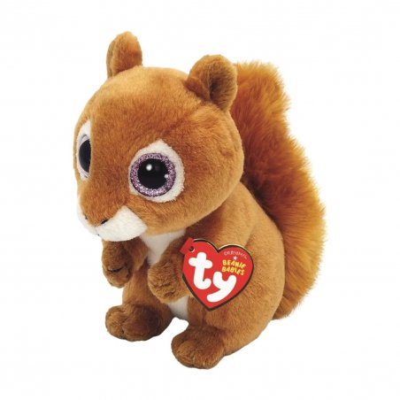 Ty Beanie Boos Plüschtiere Eichhörnchen Squire, 15cm | Kuscheltier.Boutique