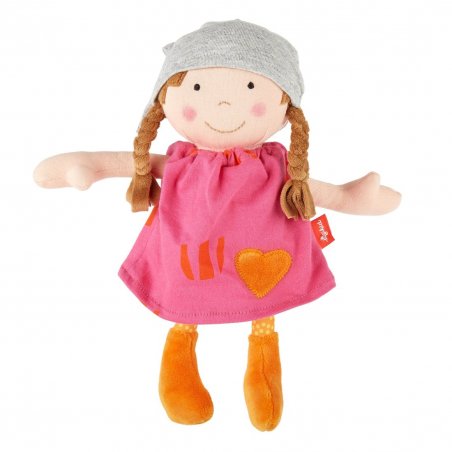 sigikid Stoffpuppe Brenda Bilipup, pink Vorderseite | KuscheltierBoutique