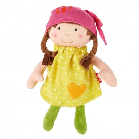 sigikid Stoffpuppe Brenda Bilipup, gelb Vorderseite | KuscheltierBoutique