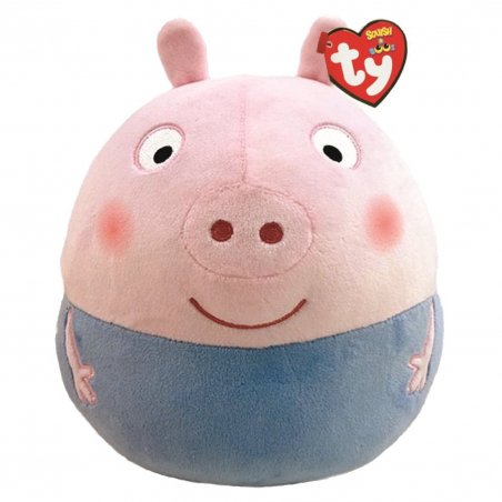 Ty Squish-a-Boos Plüschkissen Peppa Pig Georg | Kuscheltier.Boutique