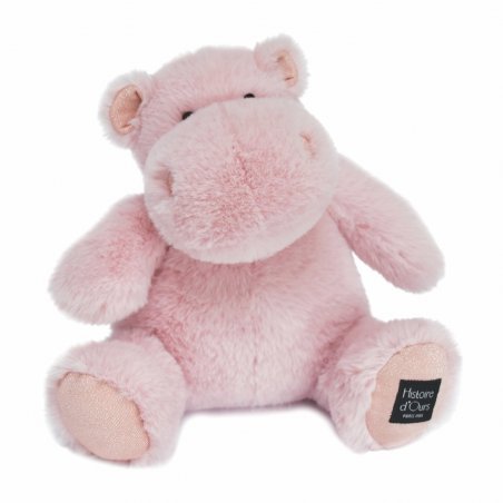 Histoire d'Ours: Nilpferd Hippo Hip'Pie, 25cm rosa| Kuscheltier.Boutique