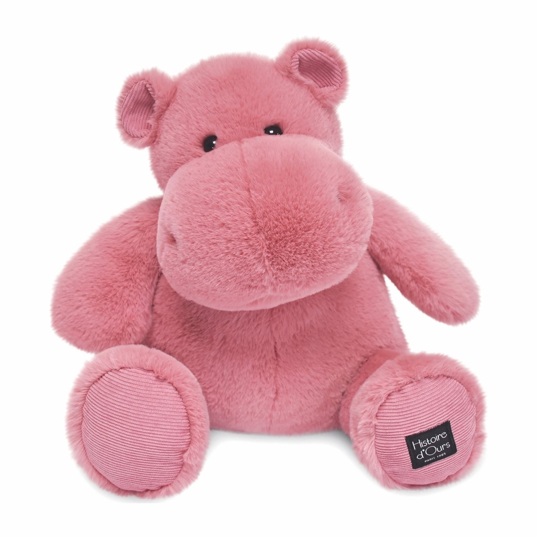 Histoire d'Ours: Nilpferd Hippo Hip'Fun, 40cm granatrot | Kuscheltier.Boutique