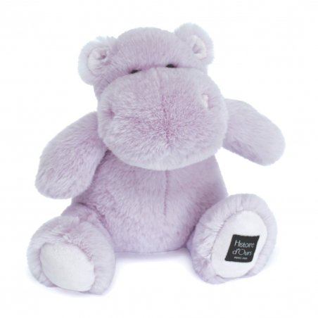 Histoire d'Ours: Nilpferd Hippo Hip'Power, 25cm lila | Kuscheltier.Boutique