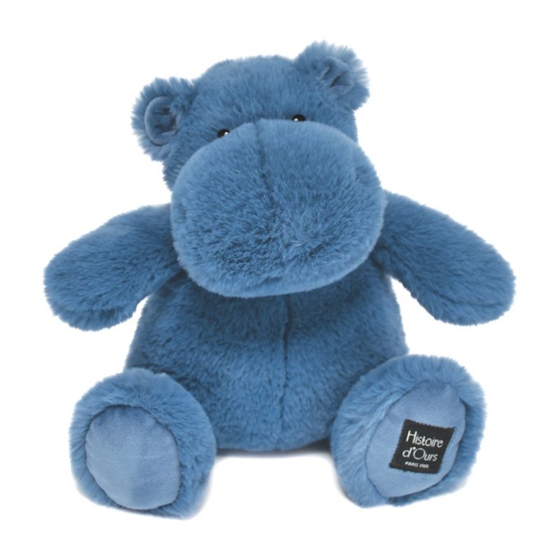Histoire d'Ours: Nilpferd Hippo Hip'Blue, 25cm blau | Kuscheltier.Boutique