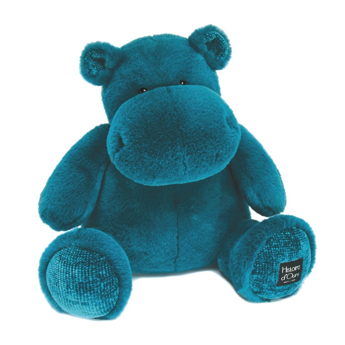 Histoire d'Ours: Nilpferd Hippo Hip'Pop, 40cm türkis | Kuscheltier.Boutique