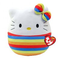 Ty Squish-a-Boos Plüschkissen Hello Kitty Rainbow, 20cm | Kuscheltier.Boutique