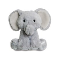 Elefant Glitzy Tots, grau Vorderseite AuroraWorld Plüschtiere | Kuscheltier.Boutique