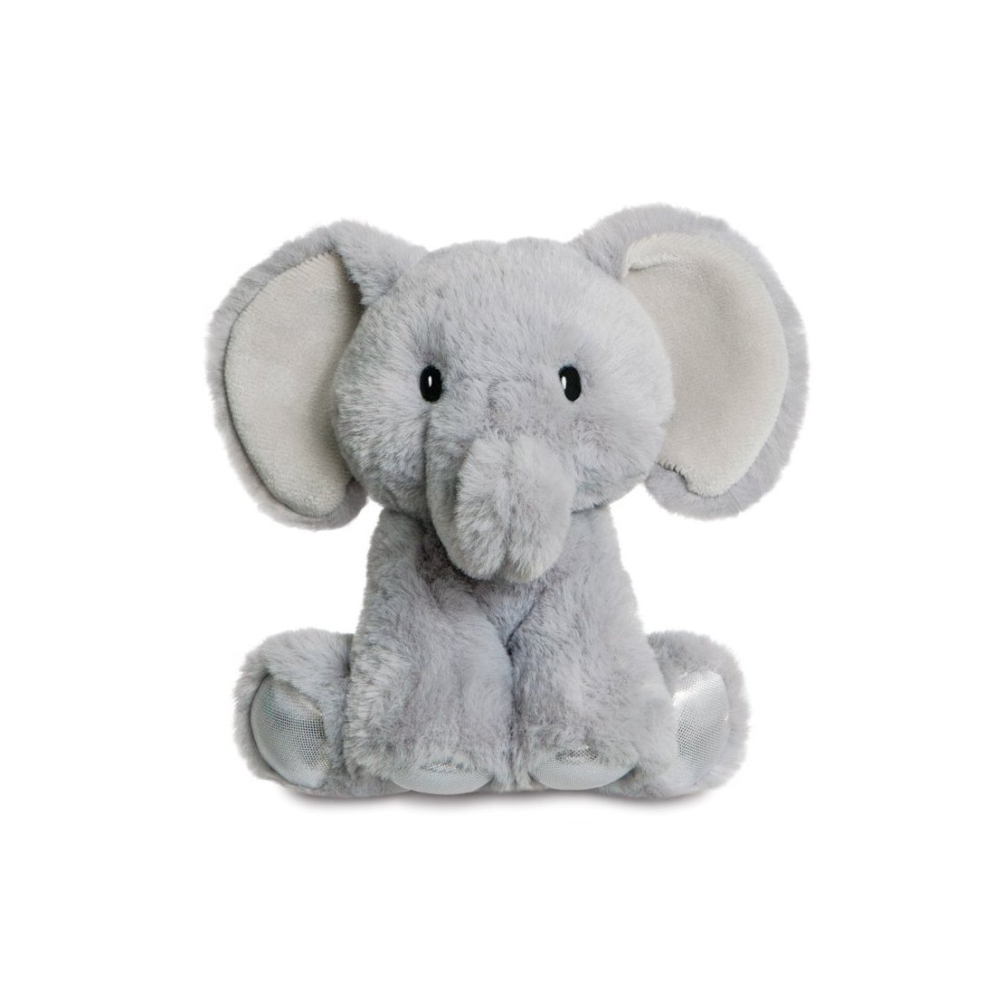 Elefant Glitzy Tots, grau Vorderseite AuroraWorld Plüschtiere | Kuscheltier.Boutique