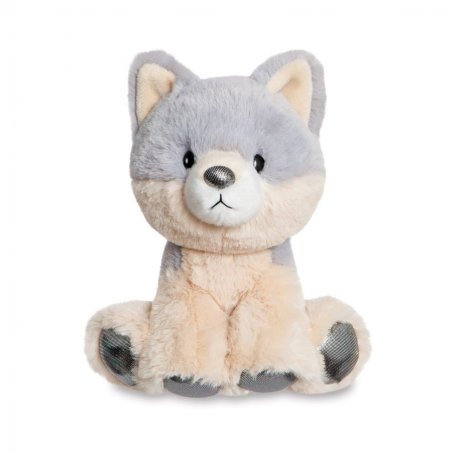 Wolf Glitzy Tots, Vorderseite AuroraWorld Plüschtiere | Kuscheltier.Boutique