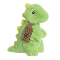 Eco Nation Plüschtier Dinosaurier T-Rex Rexter mit Etikett | Kuscheltier.Boutique