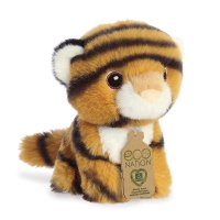 Tiger Eco Nation, Mini Plüschtier mit Etikett | Kuscheltier.Boutique
