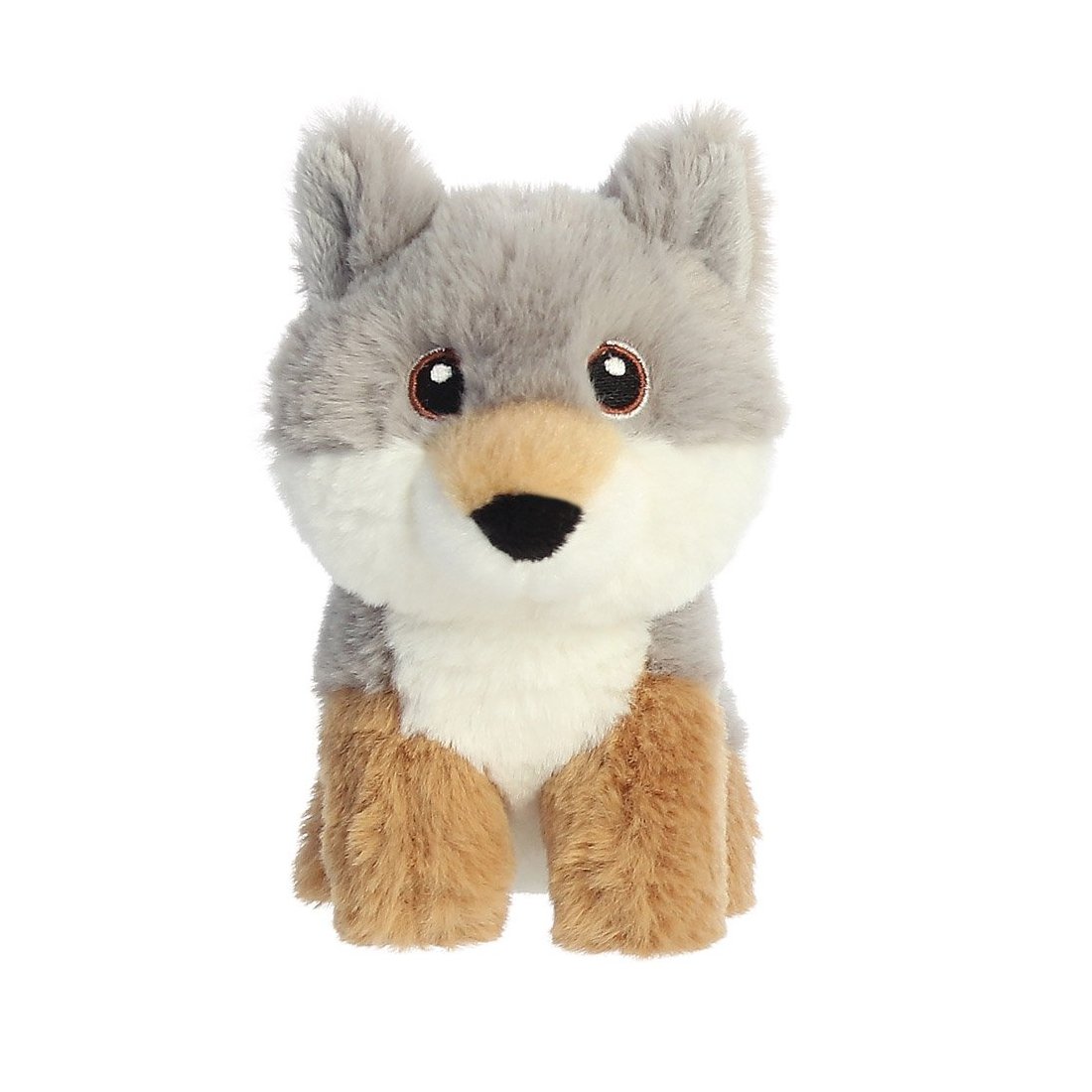 Wolf Eco Nation, Mini Kuscheltier Vorderseite | Kuscheltier.Boutique