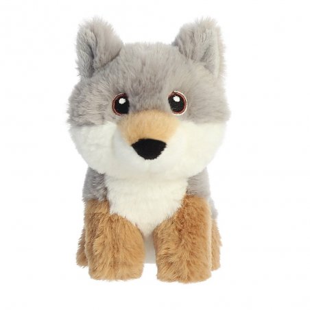 Wolf Eco Nation, Mini Kuscheltier Vorderseite | Kuscheltier.Boutique