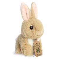 Eco Nation Mini Plüschtier Hase mit Etikett | Kuscheltier.Boutique