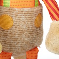 sigikid Patchwork Sweety Tiger braun / bunt Detail | Kuscheltier.Boutique