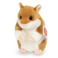 Hermann TEDDY Hamster braun-weiß, sitzend | Kuscheltier.Boutique