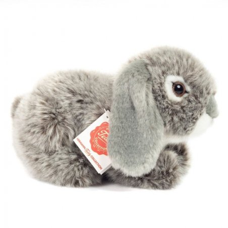 Hermann TEDDY Hase Widderkaninchen grau, sitzend | Kuscheltier.Boutique