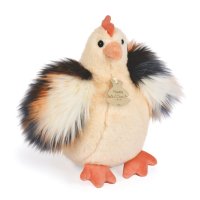 Histoire d'Ours Plüschtier Huhn, beige / bunt | Kuscheltier.Boutique