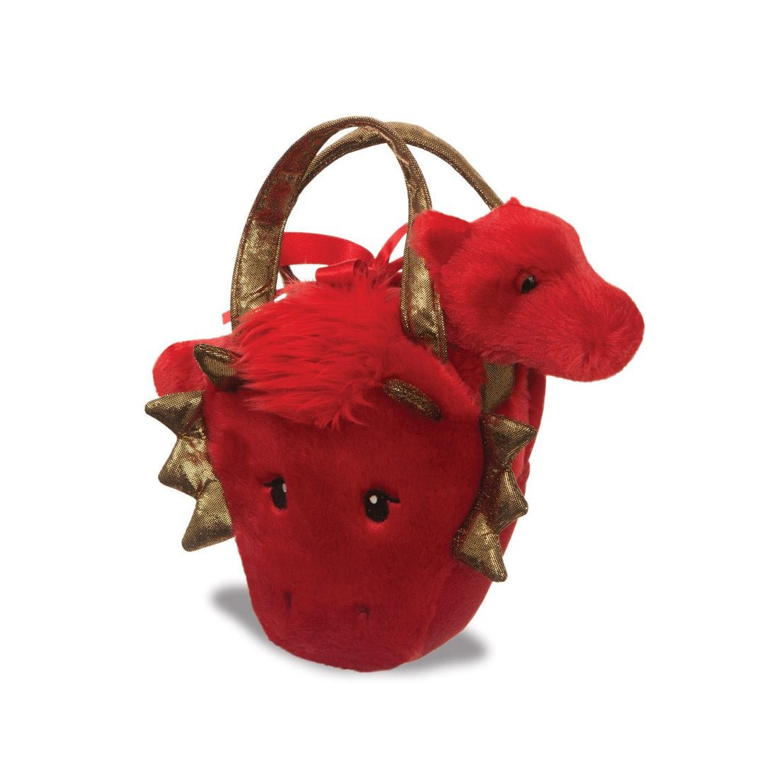 Fancy Pals: roter Drache in der Tasche | Kuscheltier.Boutique