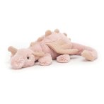 Jellycat Plüschtiere Drache Rose klein, Vorderseite | Kuscheltier.Boutique