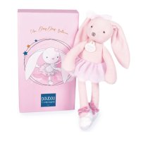 DouDou Stoffpuppe Hase Ballerina mit Geschenkkarton | Kuscheltier.Boutique